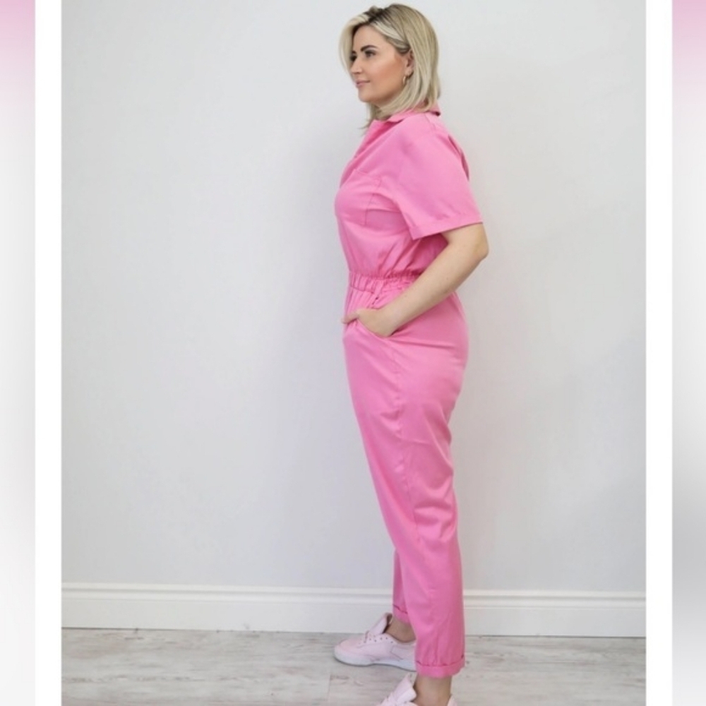 Smash and Tess Kimi Jumpsuit Coveralls, Papaya Pink, size XS - NWT - Picture 8 of 16